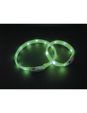 Nobby LED Leuchtband breit &quot;VISIBLE&quot; 25 mm; 40 cm gr&uuml;n