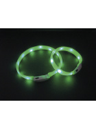 Nobby LED Leuchtband breit "VISIBLE" 25 mm; 55 cm grün