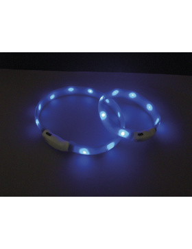 Nobby LED Leuchtband breit &quot;VISIBLE&quot; 25 mm; 70 cm blau