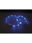 Nobby LED Leuchtband breit VISIBLE 25 mm; 70 cm blau 