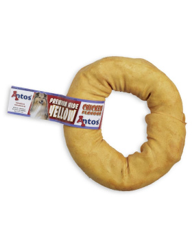 Antos Donut Ring, gro&szlig; 6,5&quot; / gelb