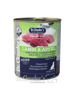 Dr. Clauder Selected Meat Lamm &amp; Apfel 800g