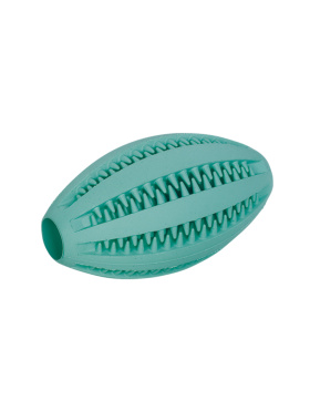 Vollgummi Dental Rugbyball 11 x 6 cm