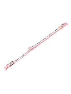 Halsband Tartan rosa L: 20-35 cm, B: 10 mm
