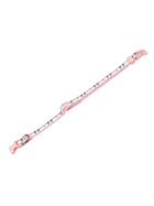 Nobby Halsband Tartan rosa L: 20-35 cm, B: 10 mm