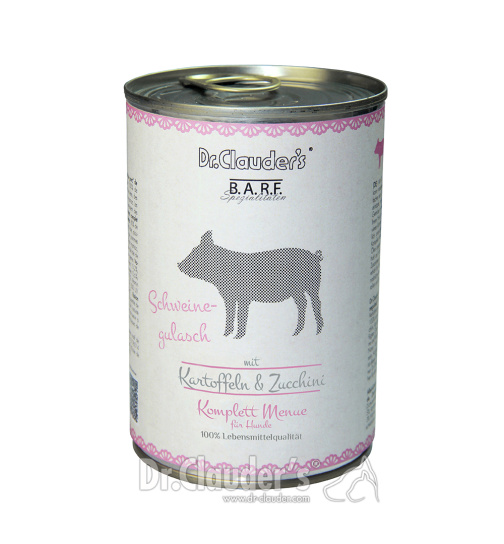 DC BARF Komplettmenue Schweinegulasch 400g