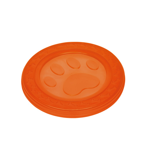 Nobby TPR Fly-Disc "Paw" 22cm orange