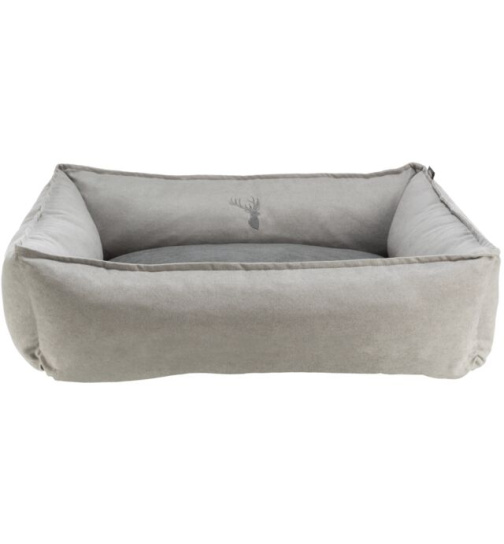 Trixie Bett Leni, eckig, 60 × 50 cm, sand/grau