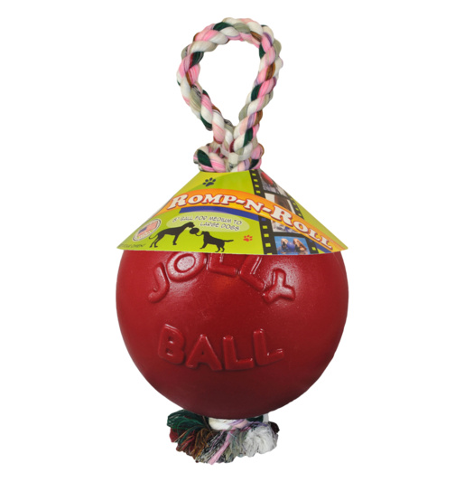 Jolly Ball Romp-n-Roll, 10 cm, rot