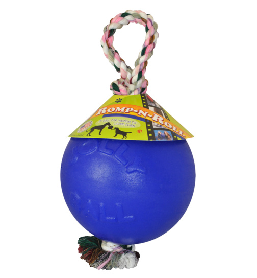 Jolly Ball Romp-n-Roll, 10 cm, blau