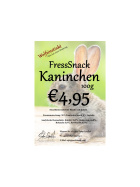 Wolfsinstinkt FressSnack Kaninchen100g