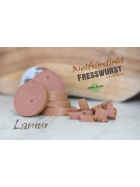 Wolfsinstinkt Fresswurst Lamm (schnittfest) 400g