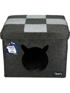 Lets sleep Pet Cube helles/dunkelgrau