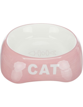 Trixie Napf Cat, Keramik, Fischgräte, 0,2 l / 13 cm