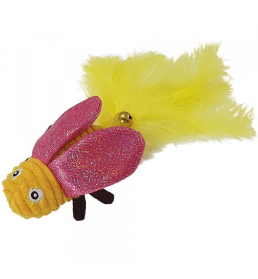 Nobby Käfer aus Stoff mit Catnip, pink, 18 cm