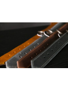 Spotted! Pro Lederhalsband Grau 2,5x50cm