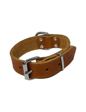 Nobby Halsband "TABIL" extra breit cognac 45 cm...