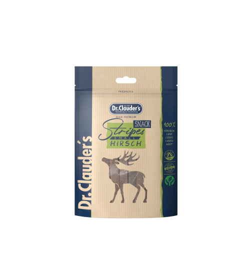 DC Stripes Snack Small Hirsch 80g Beutel