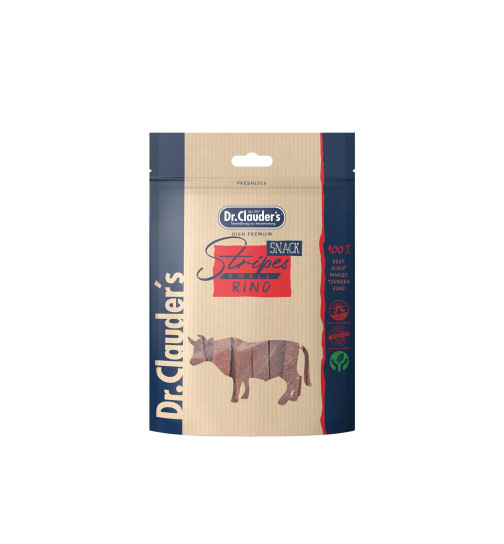 DC Stripes Snack Small Rind 80g Beutel