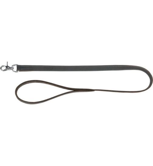 Trixie Rustic Fettleder Leine XS-S 1,2m grau