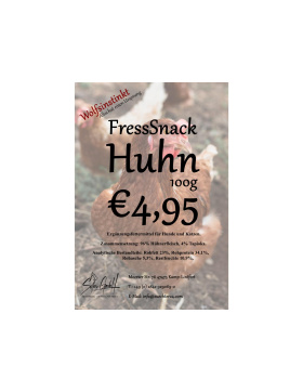 Wolfsinstink FressSnack Huhn 100g