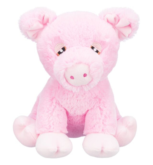 Trixie Schweinchen Edison Plüsch recycelt 24cm