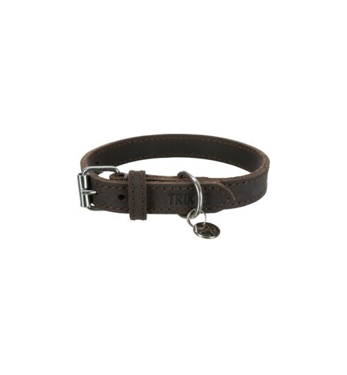 Trixie Rustic Fettleder-Halsband