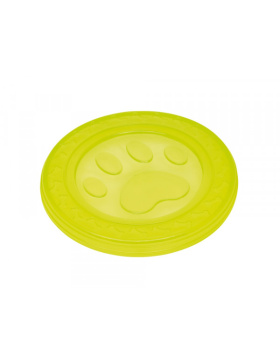 Nobby TPR Fly-Disc "Paw" 22cm gelb