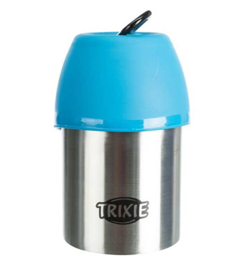 Trixie Flasche mit Trinknapf, Edelstahl/Kunststoff, 0,3 l, diverse