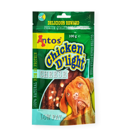 Antos Chicken D`light Chesse 100g