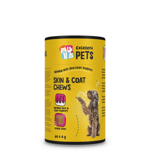 HAC Excellent Pets Skin and Coat Chews 60 Treats