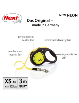 Flexi New Neon L (5m)