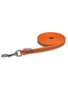 Petlando Gummierte Schleppleine 15m / 20 mm orange