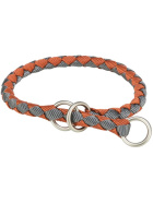 Trixie Cavo Zug-Stopp-Halsband, M–L: 43–51 cm/ø 18 mm, rost/grafit