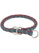 Trixie Cavo Zug-Stopp-Halsband, M–L: 43–51 cm/ø 18 mm, sangria/petrol