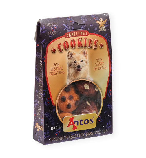 Antos Christmas Cookies - Hühnchen & Ente, 100g