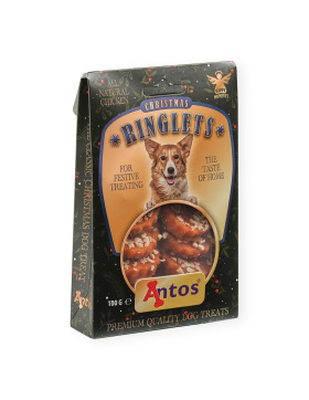 Antos Christmas Ringlets - Hühnchen, 100g