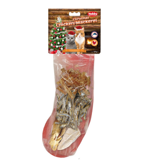 Nobby Xmas Boot Chicken & Fish, ca.109g verschiedenster Snacks