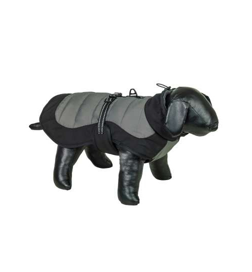 Nobby Hundemantel MIX 2 in 1 grau-schwarz