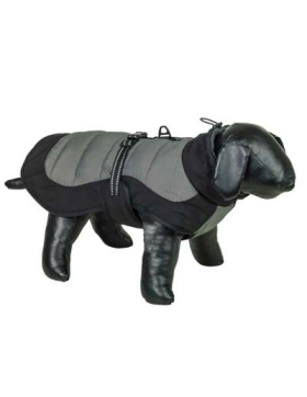 Nobby Hundemantel MIX 2 in 1 grau-schwarz