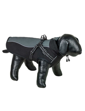 Nobby Hundemantel META 2 in 1 schwarz-grau verschiedene...