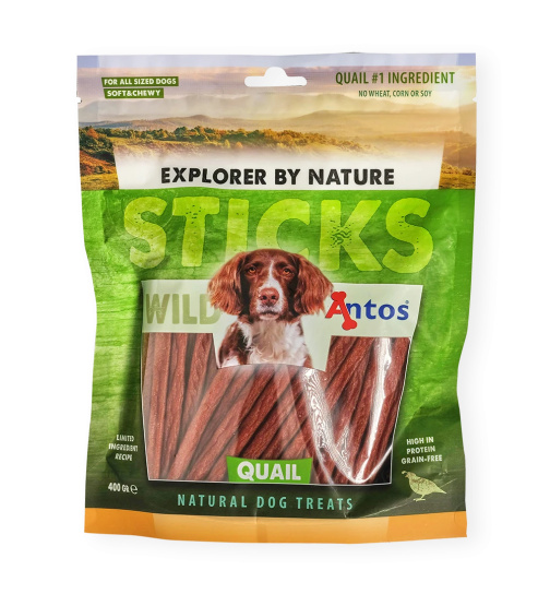 Antos WILD Wachtel Softsticks 400g