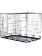 Trixie Hundebox Home, XL: 116 × 86 × 77 cm, schwarz