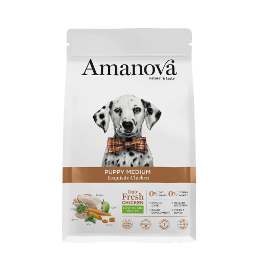 Amanova PUPPY MEDIUM "EXQUISITE" Hühnchen