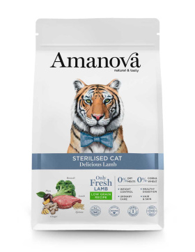 Amanova STERILISED Katze "DELICIOUS" Lamm