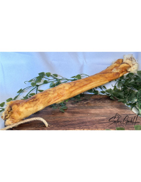 Wolfsinstinkt Kaninchenhaut mit Fell, gerollt, 40-45cm -...