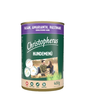 Christopherus Dose Menue Adult mit Fasan, Amaranth,...