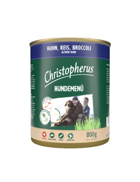Christopherus Dose Menue Senior mit Huhn, Reis, Broccoli...