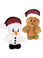 Nobby XMAS Plüsch Schneemann oder Lebkuchenmann