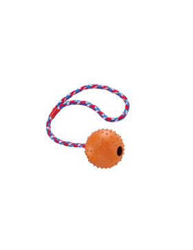Nobby Rubber Line Ball mit Glocke und Seil ? 7,0 cm